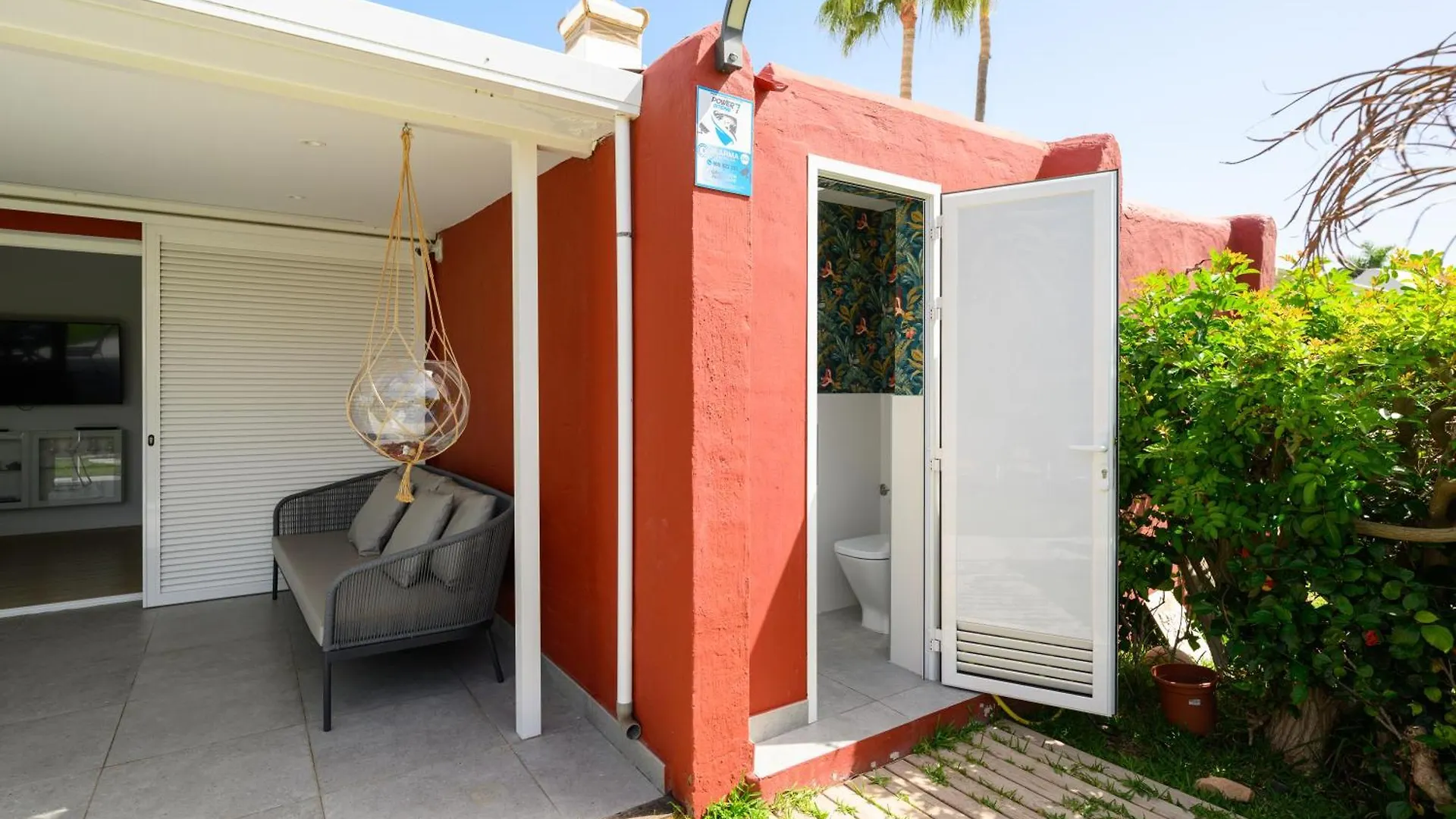 Villa Guerrero - Terraza Y Acceso A Piscina Comun Maspalomas