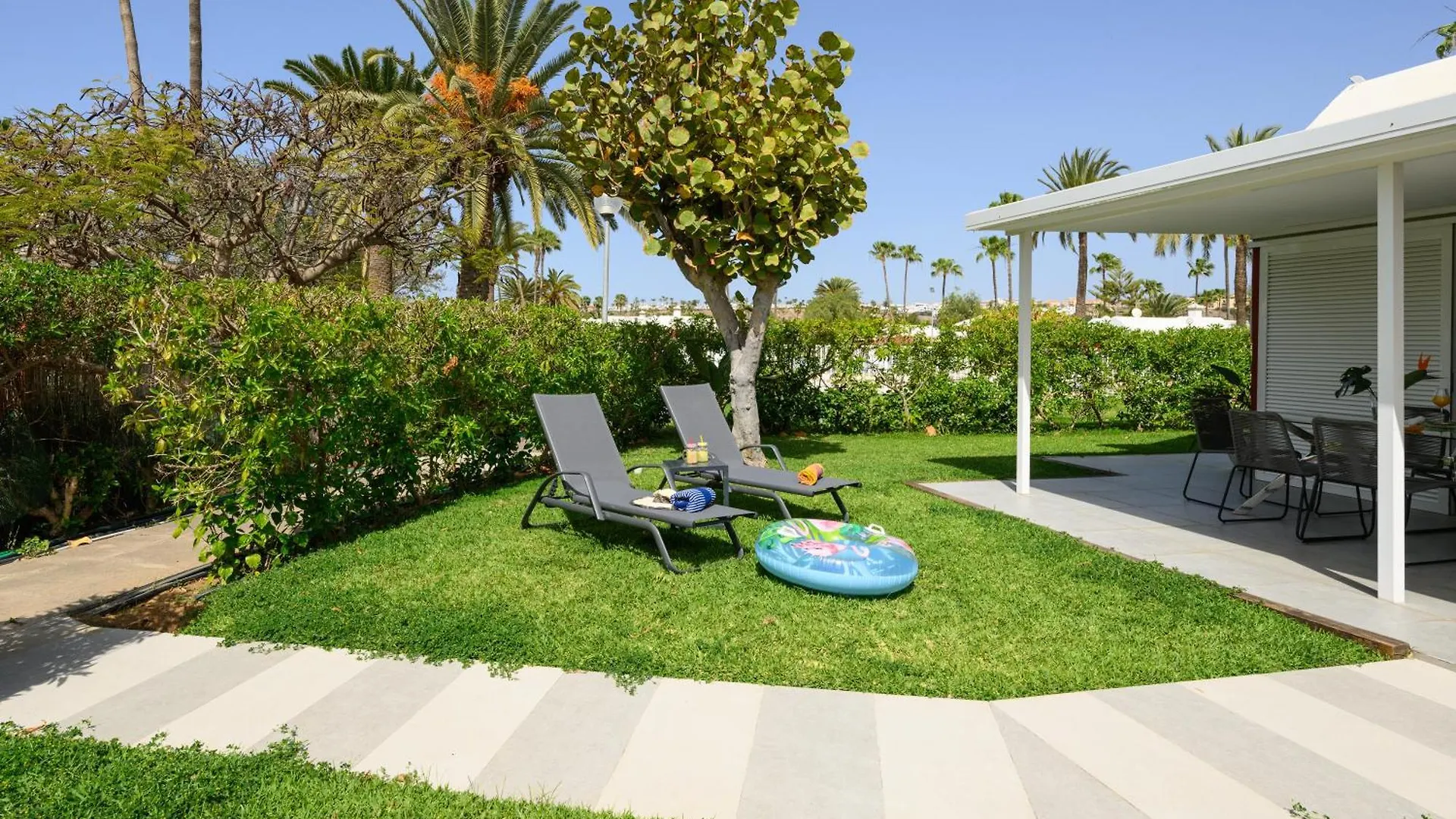 Villa Guerrero - Terraza Y Acceso A Piscina Comun Maspalomas  0*, Maspalomas (Gran Canaria)